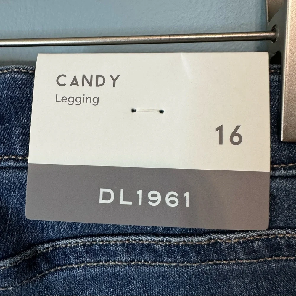 DL1961 Girls Candy Pull-On Denim Leggings Balboa Wash NWT Size 16